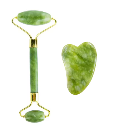 Gua Sha & Jade Roller Set